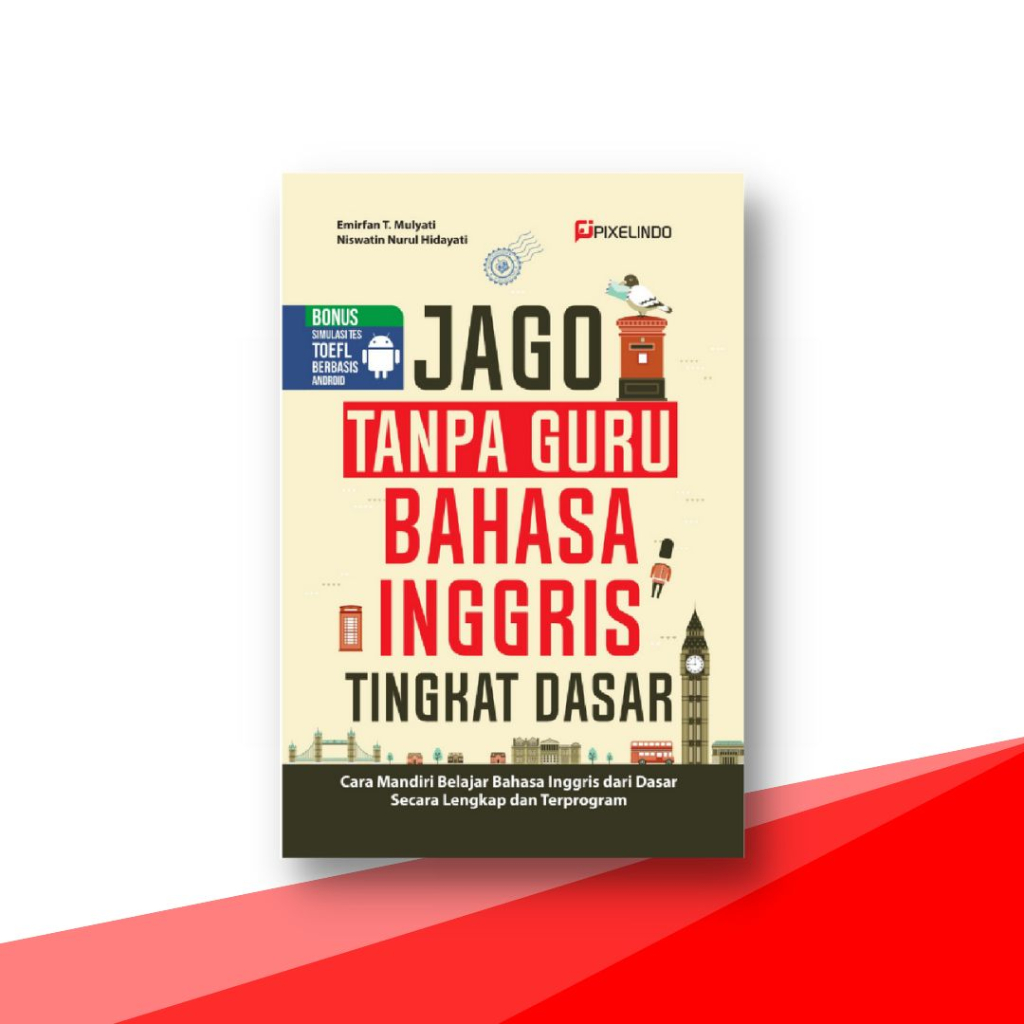 Jual Buku Bahasa Inggris , Jago Tanpa Guru Bahasa Inggris Tingkat Dasar