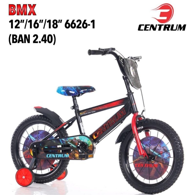 Jual Sepeda Anak BMX Ukuran 12 / 16 / 18 Centrum CT 6626-1 Murah