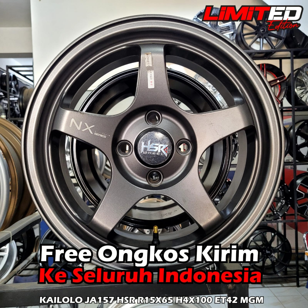 Jual VELG HSR CALYA MURAH PALEMBANG TYPE KAILOLO R15 PCD 4X100 | Shopee ...