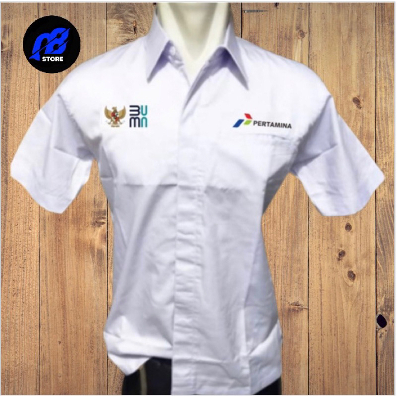 Jual KEMEJA PDH PUTIH BUMN PERTAMINA BAJU BUMN PERTAMINA | Shopee Indonesia