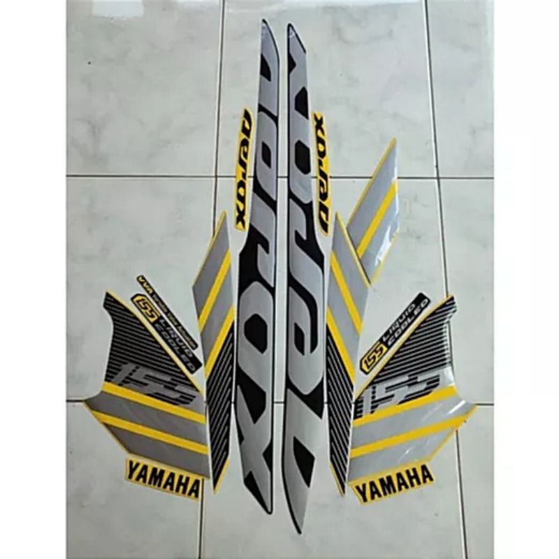Jual Stiker Striping Motor Aerox 2017 Kuning Sticker Lis Body Standar ...