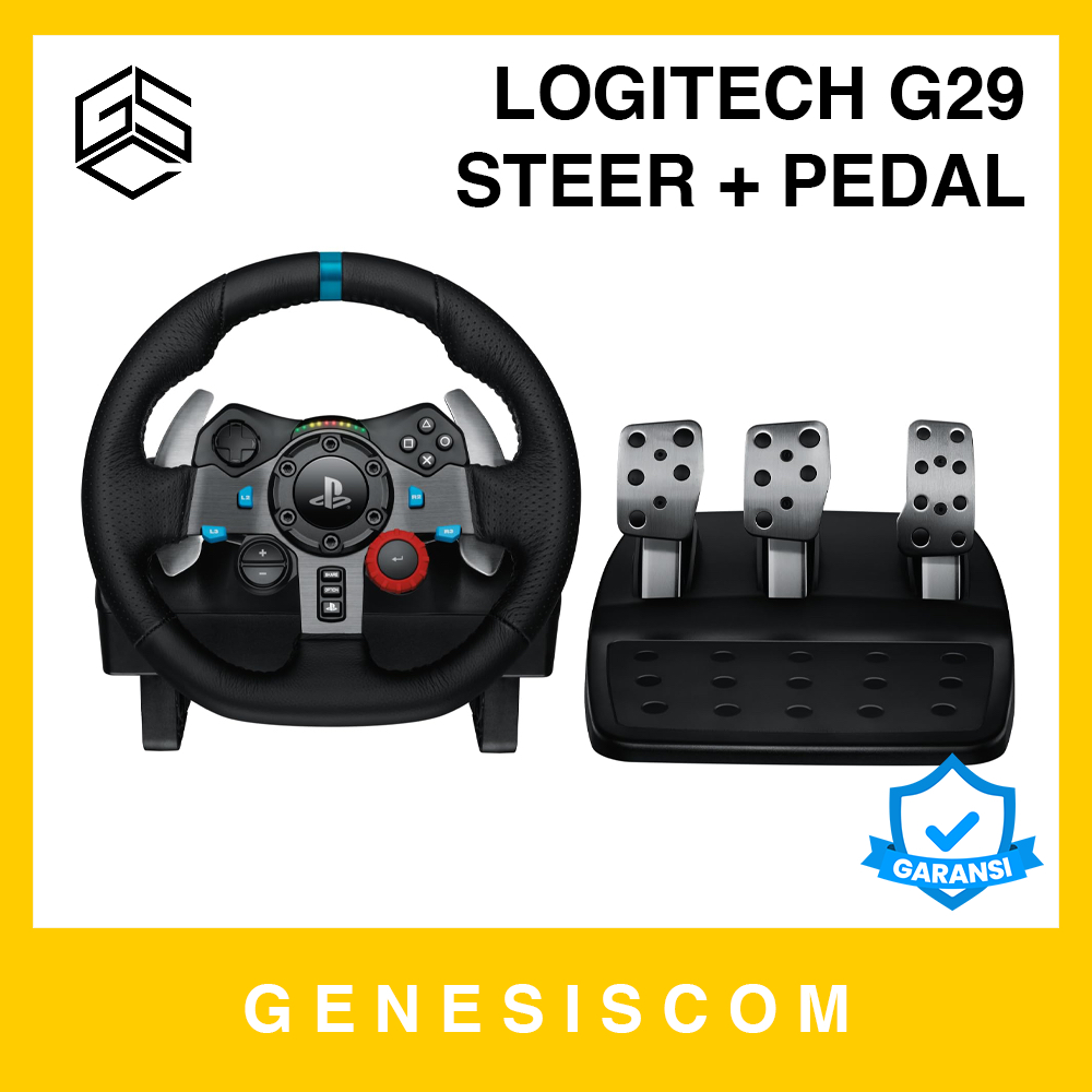 Jual LOGITECH G29 Driving Force Steering Wheel + Pedal Racing Simulator Drive Setir Gas Race