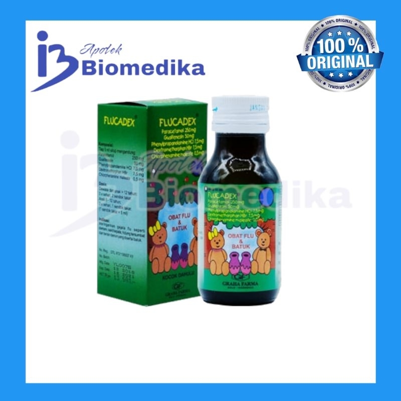 Jual FLUCADEX SIRUP 60 ML obat batuk pilek panas | Shopee Indonesia