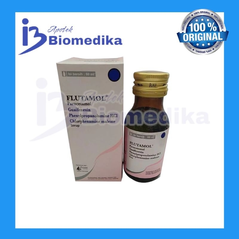 Jual FLUTAMOL SIRUP 60 ML obat batuk pilek anak | Shopee Indonesia