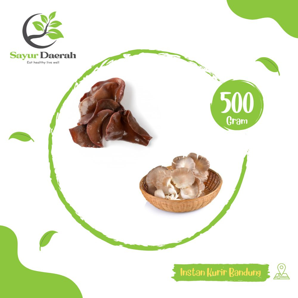 Jual Jamur Kuping Tiram 500 Gr Sayur Daerah Shopee Indonesia