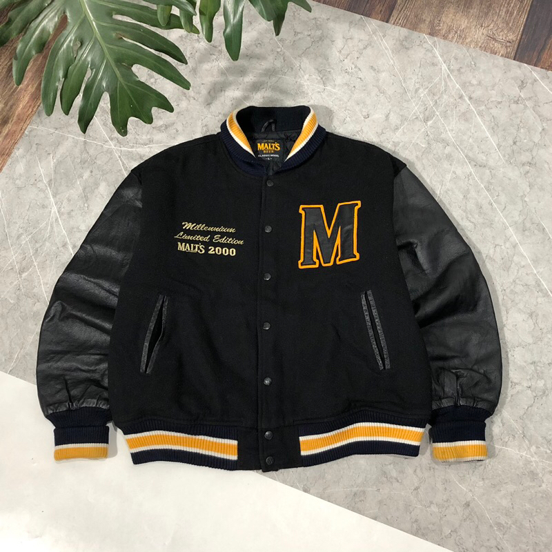 Jual Malt’s Beer Varsity Jacket AG-JT310 | Shopee Indonesia