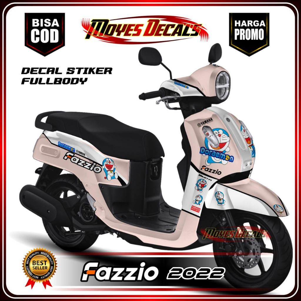 Jual ⭐⭐Decal Fullbody Fazzio 2022 - Decal Stiker Fullbody Yamaha Fazzio ...