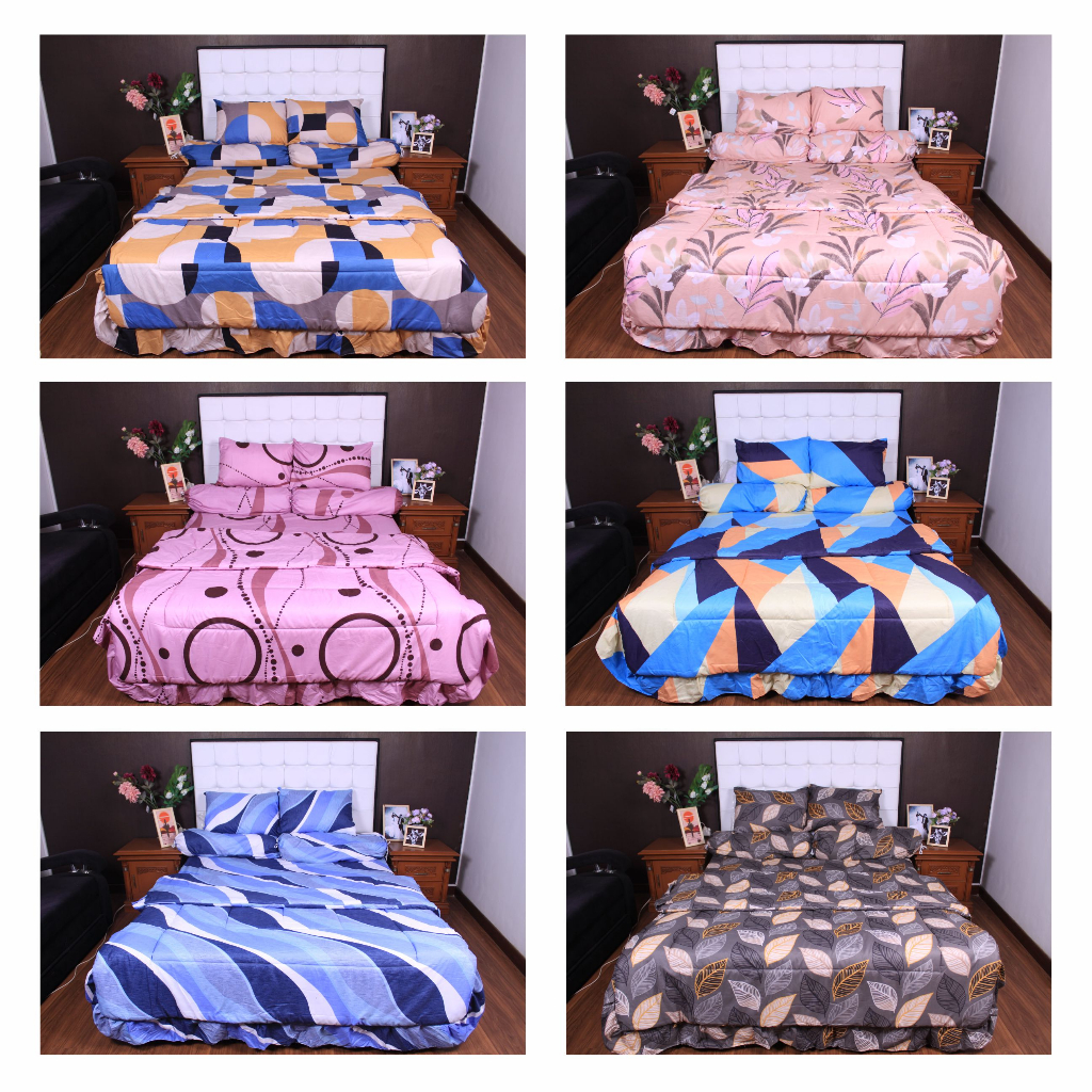 Jual Bedcover Bed Cover Queen Set Sprei, Sarung bantal dan guling