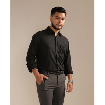 Broodis Kemeja Pique GENTLY Olive Lengan Panjang