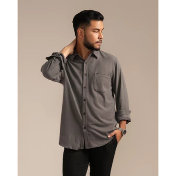 Broodis Kemeja Pique GENTLY Olive Lengan Panjang