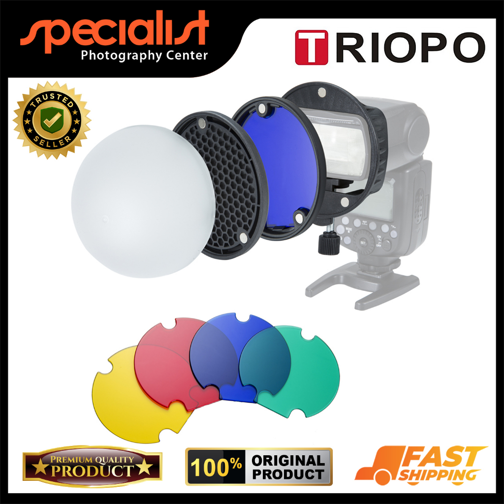 Jual TRIOPO TR-08 Flash Honeycomb Diffuser Filter Gel | Shopee Indonesia