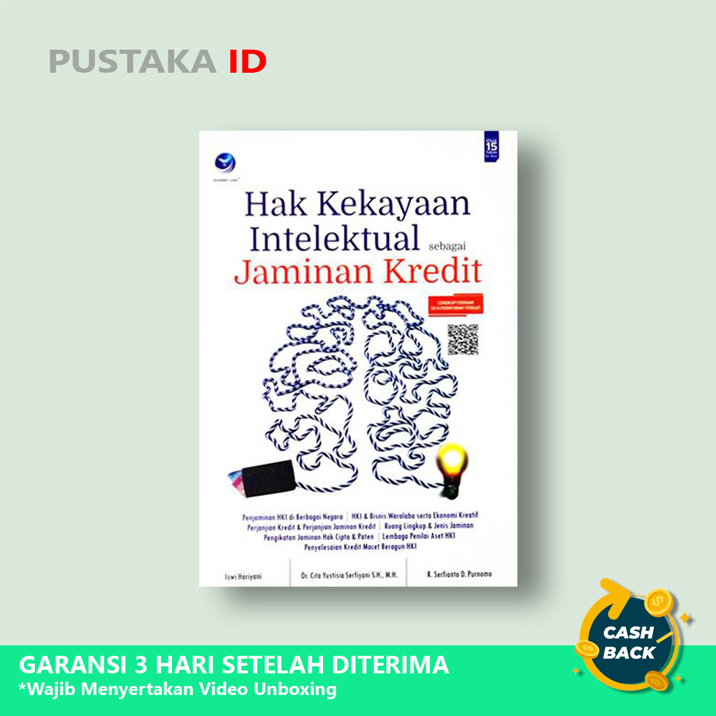 Jual Buku Hak Kekayaan Intelektual Sebagai Jaminan Kredit - Original ...