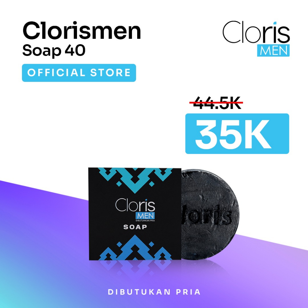 Jual Clorismen Soap 40 Gram - Sabun Muka Pria Untuk Kulit Cerah Bebas ...