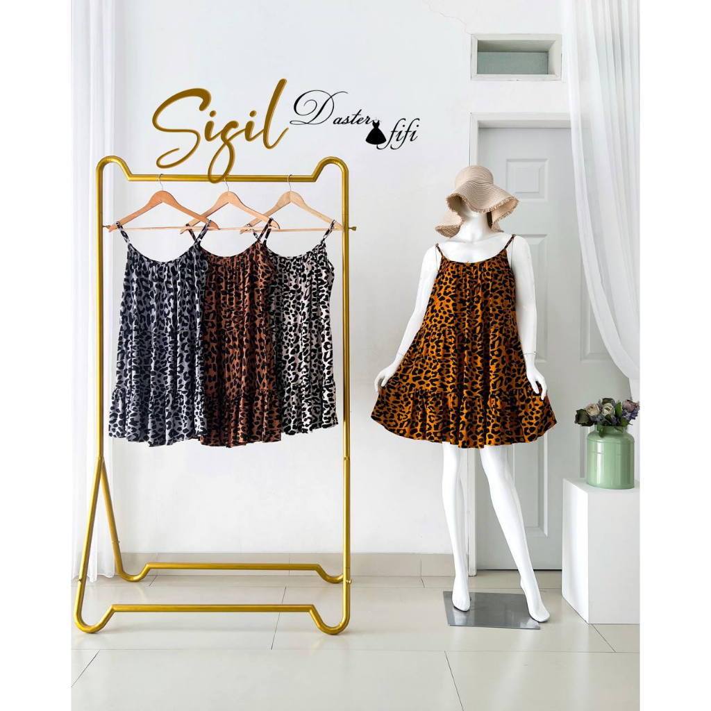Jual Sisil motif macan daster fifi nyaman adem di pakai | Shopee Indonesia