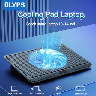 OLYPS Cooling Pad Laptop Kipas Pendingin Laptop Portable Silent - M19