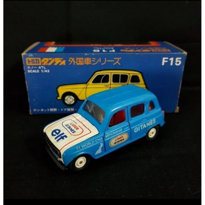 Tomica Dandy – Renault 4 TL 1975 – 1/43 – Miniature Moulée Sous Pression – Occasion