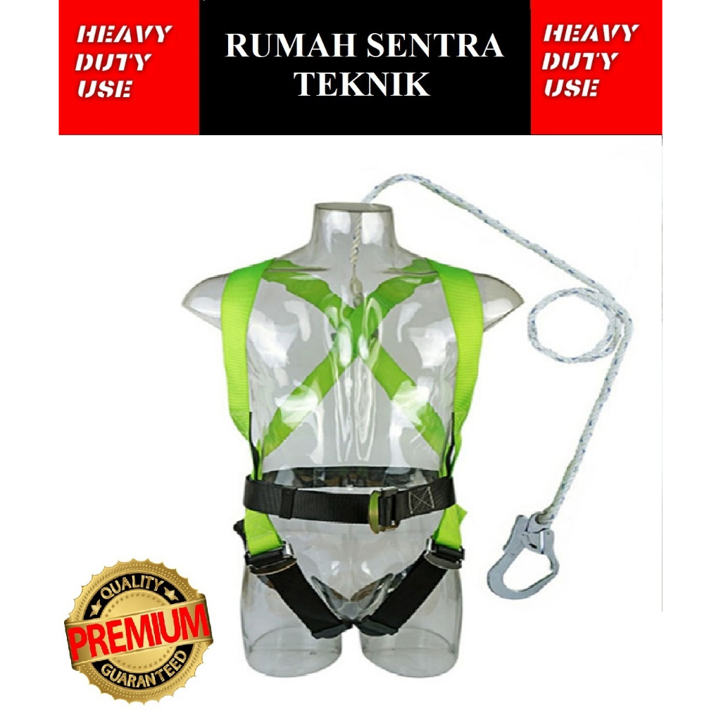 Jual Full Body Harness SINGLE HOOK / Safety belt Single hook EXCELLENT