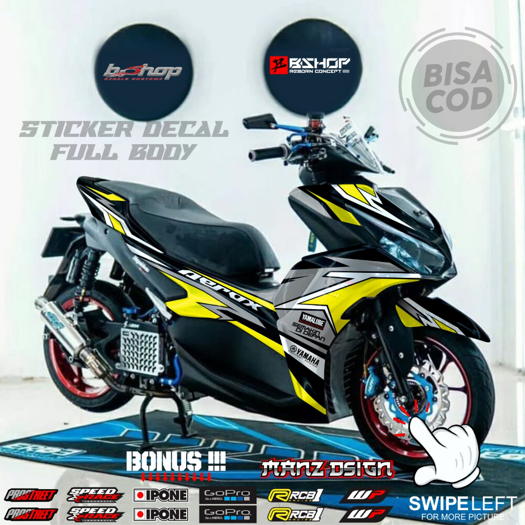 Jual Sticker Decal Honda Aerox Full Body Motif Grafis Yamalube Shopee