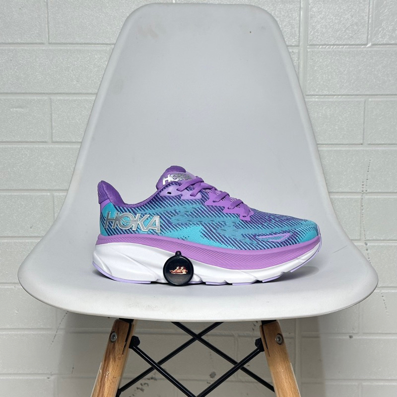 Jual Sepatu Hoka One One Clifton 9 Chalk Violet Pastel Lilac Shopee