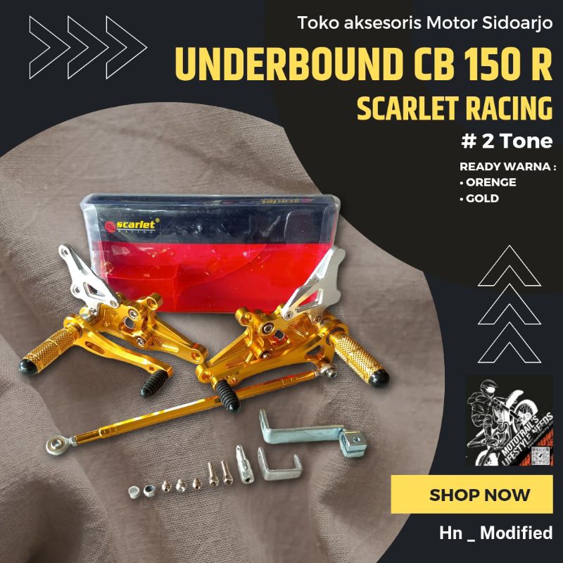 Jual Footstep Underbound CB 150 R Scarlet Racing | Shopee Indonesia