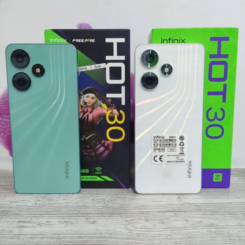 Jual INFINIX HOT 30 8/128 SECOND FULLSET | Shopee Indonesia