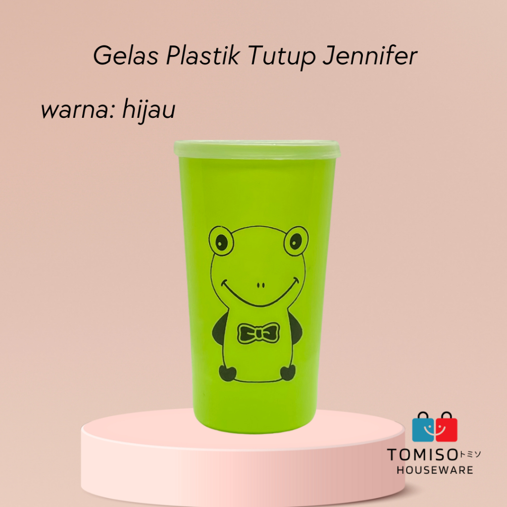 Jual GELAS PLASTIK TUTUP JENNIFER 450ml Warna | Gelas Portable Tumblr ...