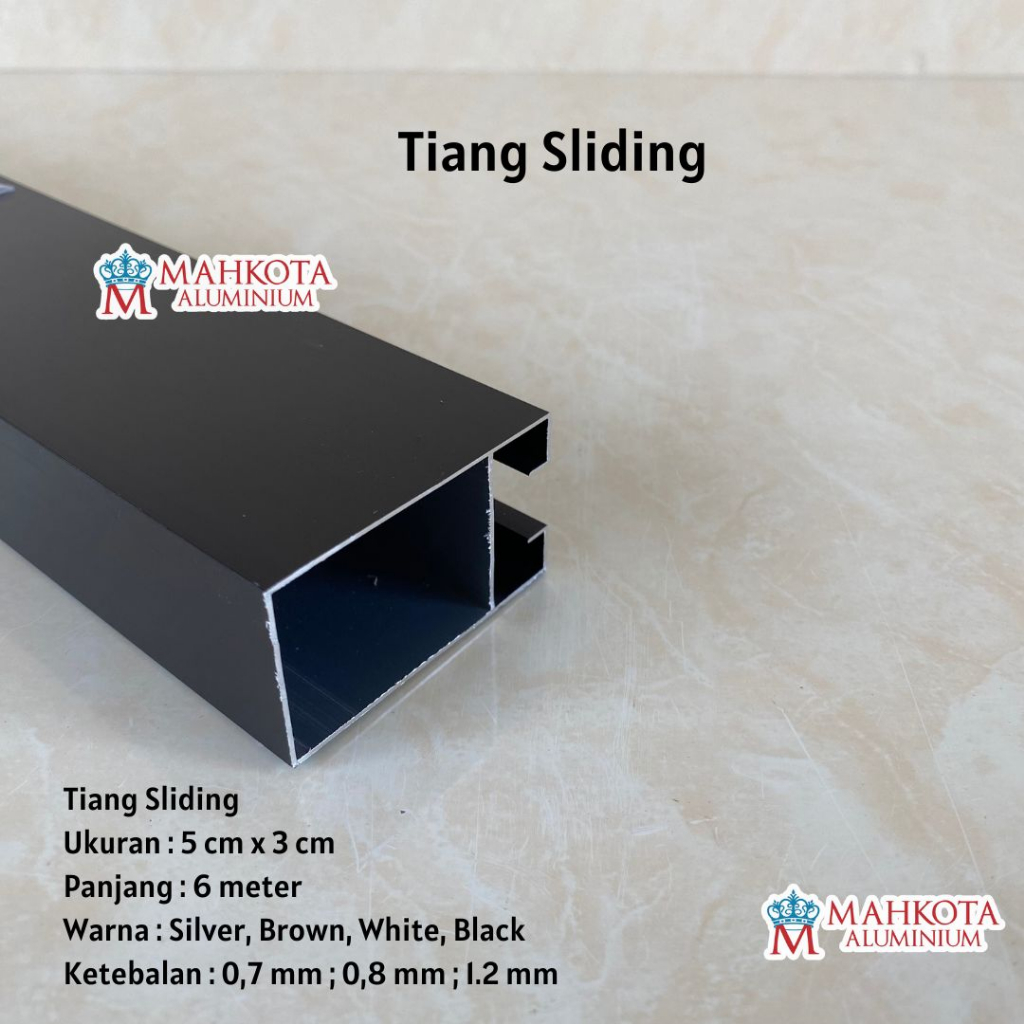 Jual Tiang Polos Sliding Bahan Pintu Aluminium | Shopee Indonesia