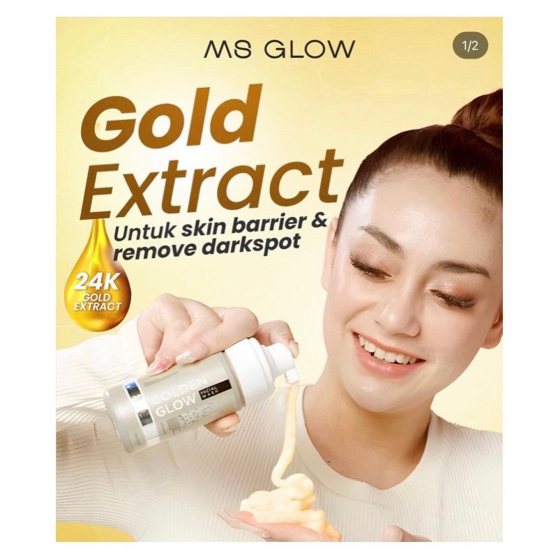 Jual golden glow facial wash ms glow / sabun golden ms glow / face wash