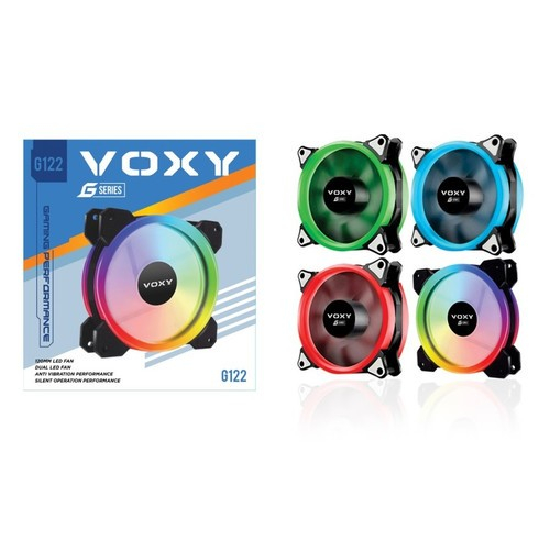 Jual Fan Casing Gaming Voxy G122 Running Dual LED RGB 120mm | Shopee ...