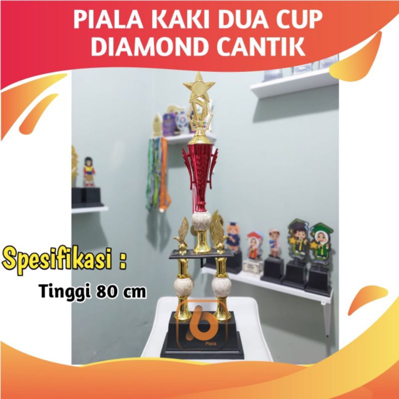 Jual Piala Lomba Bergilir Kaki Dua Marmer Murah Shopee Indonesia