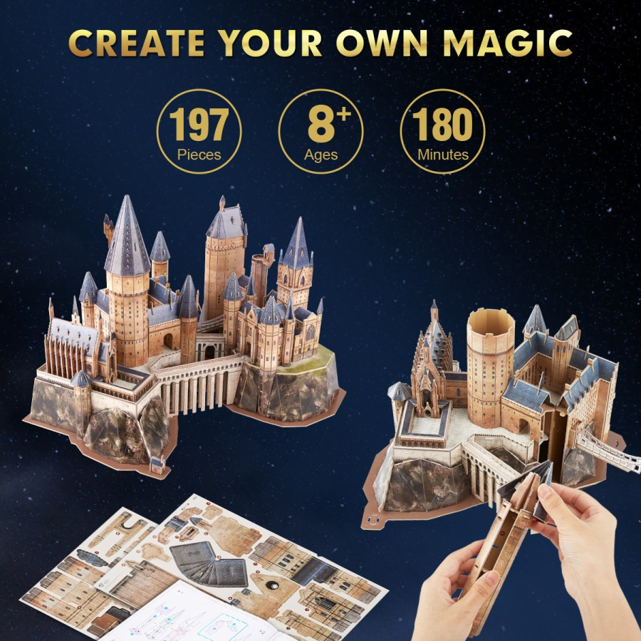 Jual Cubicfun Harry Potter Hogwarts Castle 3D Puzzle Shopee Indonesia