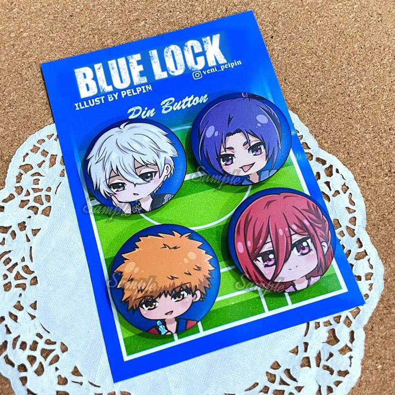 Jual pin bros set anime button blue lock bluelock set bachira nagi ...