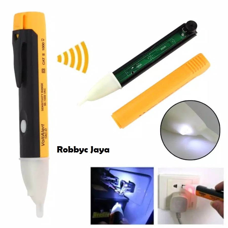 Jual Tespen Sensor Non Contact Tespen Bunyi Pendeteksi Arus Listrik ...