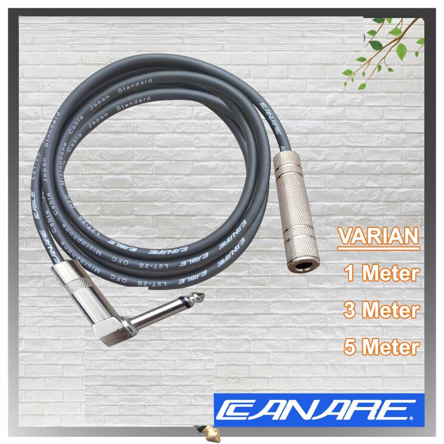 Jual Kabel Sambungan Mic Extension L Akai To Akai Female Canare Shopee Indonesia