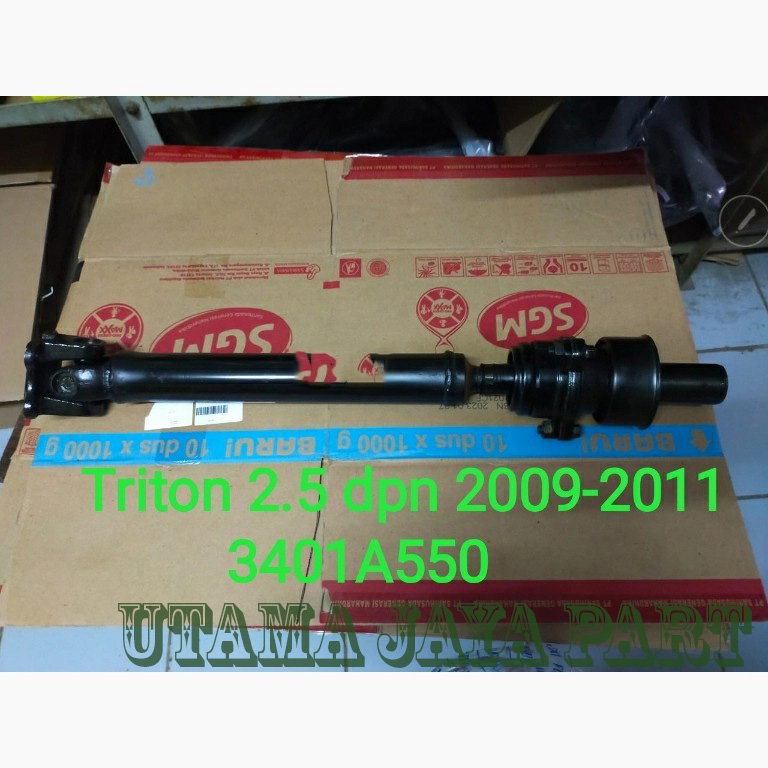 Jual kopel propeller shaft assy mitsubishi triton 2.5cc dpn (3401A550
