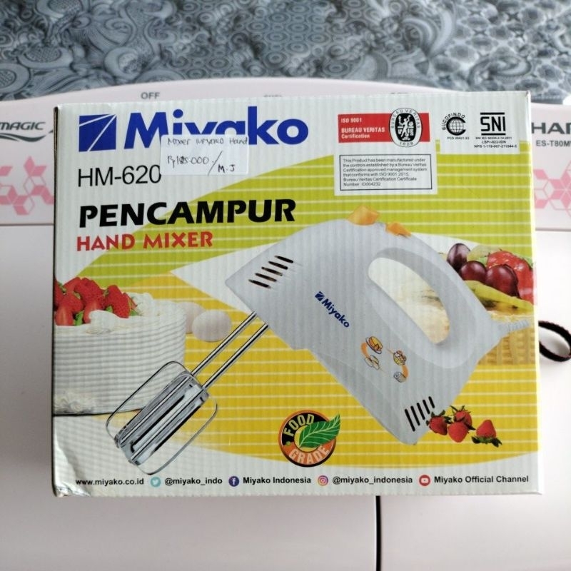 Jual HAND MIXER HM620 MIYAKO / MIXER MIYAKO HM620 / MIXER TANGAN HM
