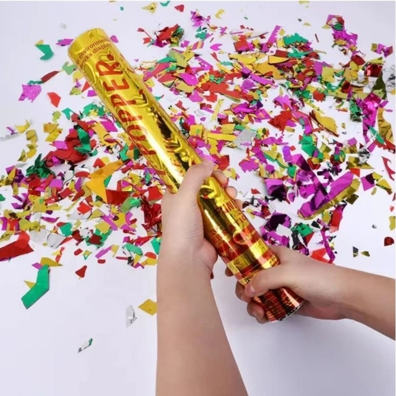 Jual Party Popper / Confetti ( Ukuran 30 Cm) | Shopee Indonesia