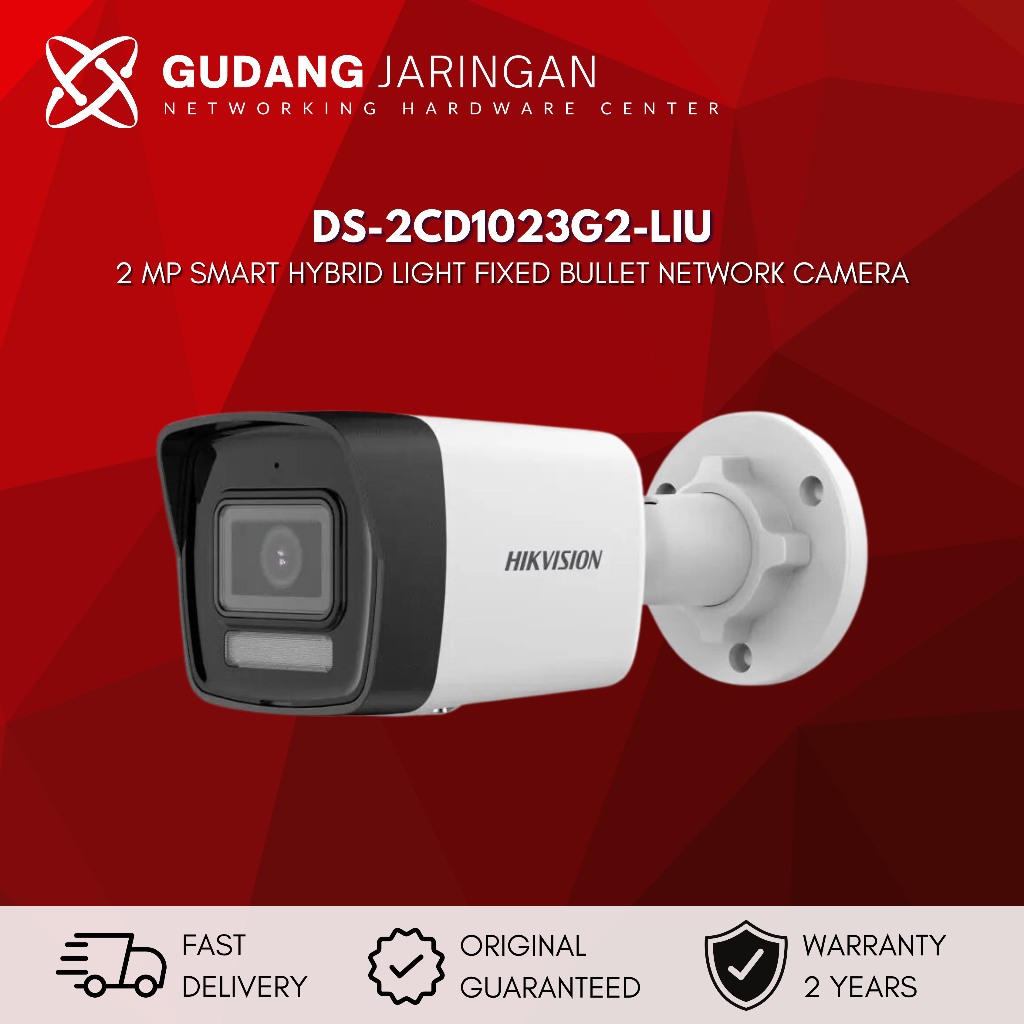 Jual Hikvision Ds 2cd1023g2 Liu Ip Camera 2mp Dual Light Bullet Audio Shopee Indonesia 7538