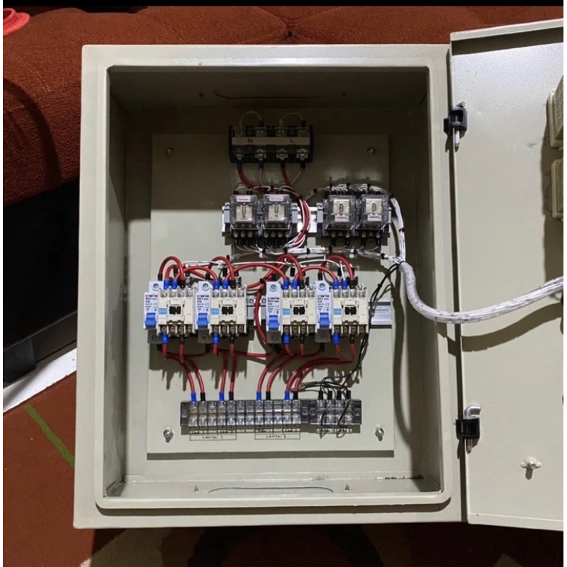 Jual Panel Blower Otomatis 4 Blower Listrik 1 Phase untuk 2 Lantai ...
