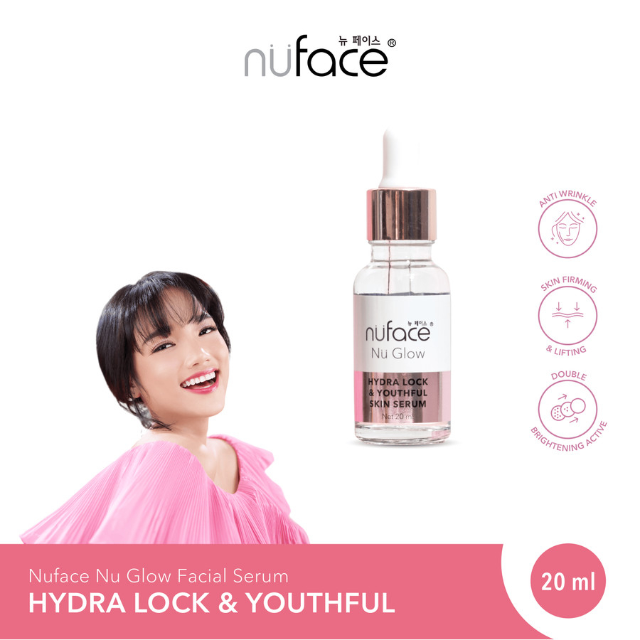 Jual Nuface Nu Glow Hydra Lock & Youthful Facial Wash 80g | Toner 100ml ...
