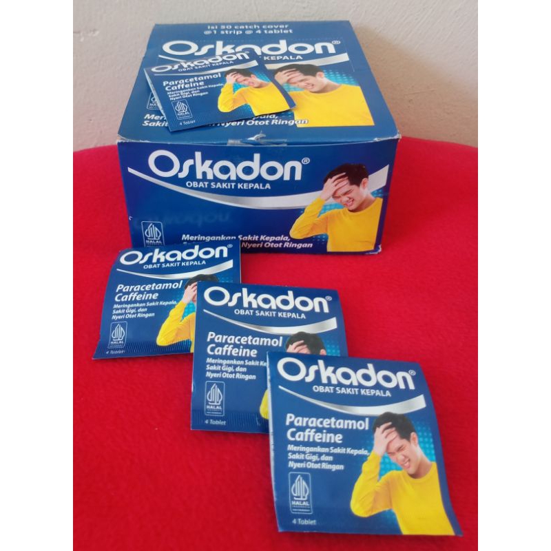 Jual Oskadon Strip Isi 4 Tablet Obat Sakit Kepala / Sakit Gigi / Nyeri ...