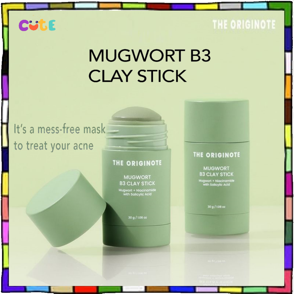 Jual [SIAP KIRIM] THE ORIGINOTE Mugwort B3 Clay Stick Mask - Masker ...