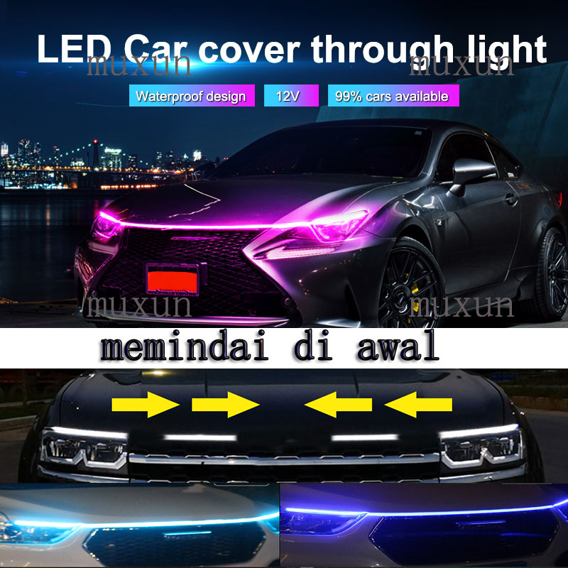 Jual DIY Kap Mobil Lampu Strip Siang Hari Berjalan Strip Scan Lampu