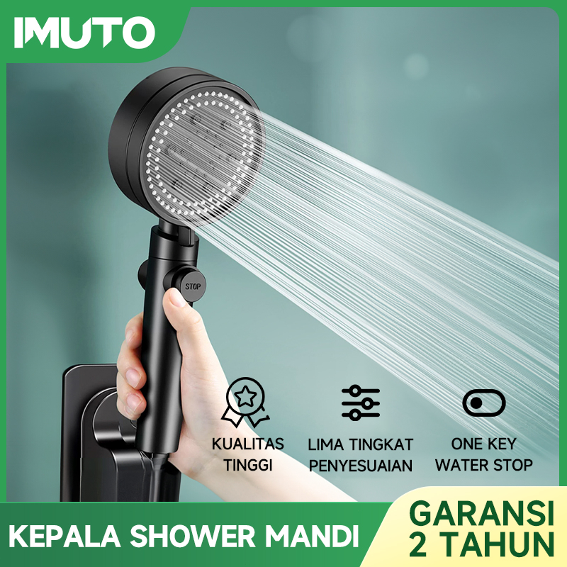 Jual IMUTO Hand Shower Kepala Shower Mandi Shower Kamar Mandi 1 Set Paket Shower Kamar Mandi dan ...