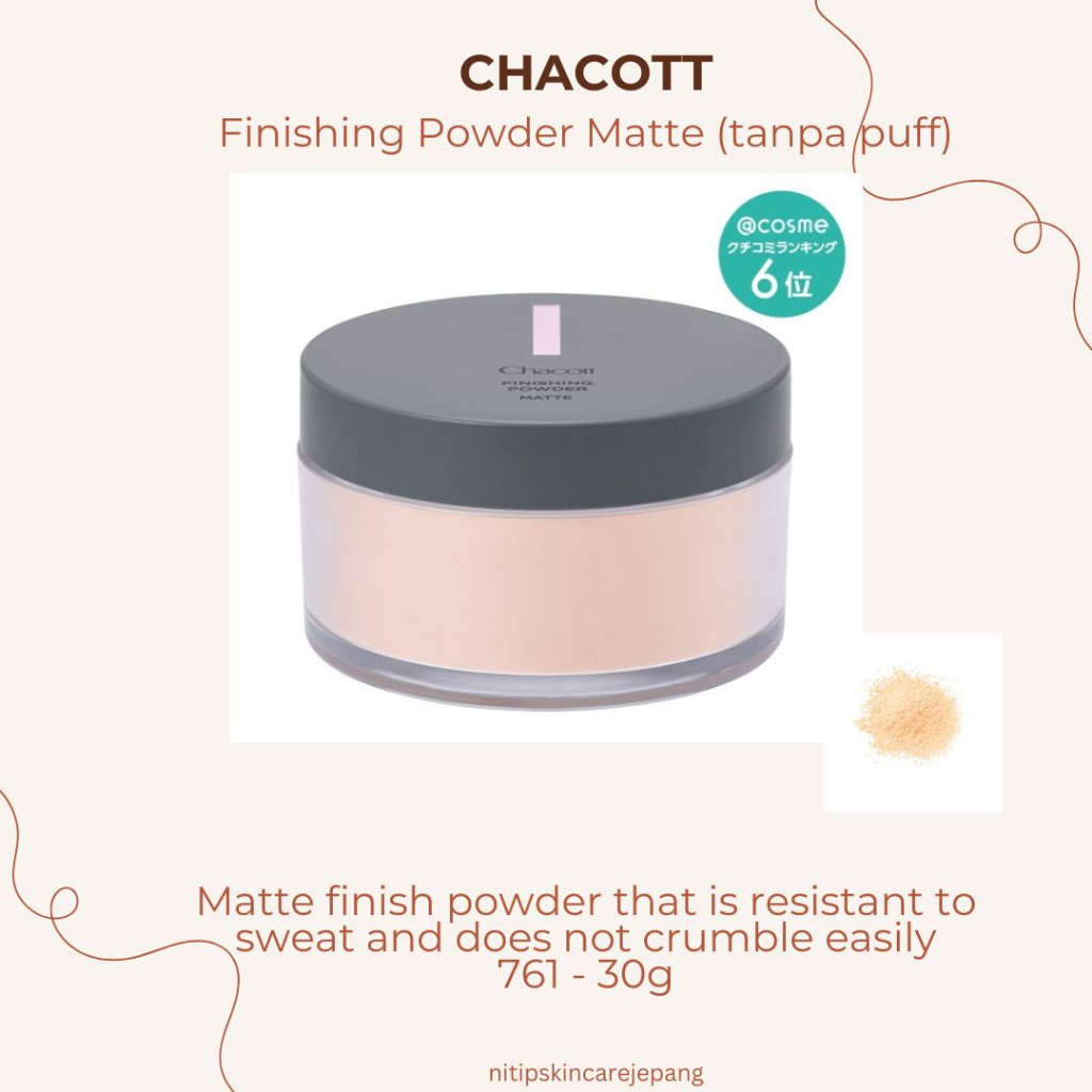 Jual PO jepang -- chacott cosmetics Finishing Powder Matte
