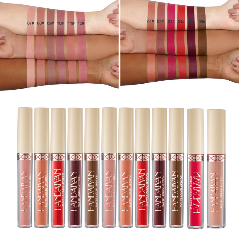 Jual Matte Lip Glaze Matte Air Mirror Lip Gloss Model Mahasiswa Lipstik