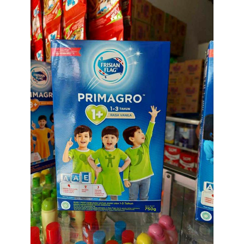 Jual Frisian Flag Primagro 1+ Rasa Vanila Usia 1-3 Tahun (750g ...