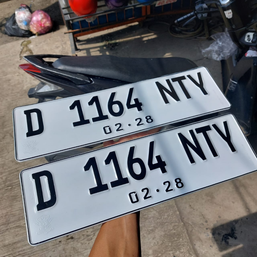 Jual Plat Nomor Custom Mobil Motor Ubah Ukuran Shopee Indonesia