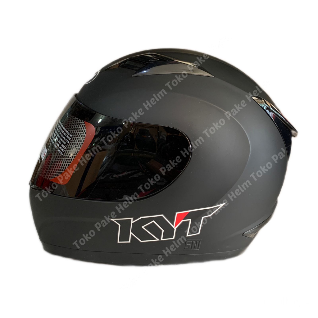 Jual Helm kyt full face r10 black doff hitam Shopee Indonesia