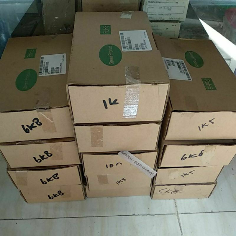 Jual Resistor kapur 5watt Green Produk Taiwan kaki Tembaga Berbagai ...